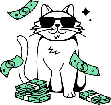image of a wealthy cat